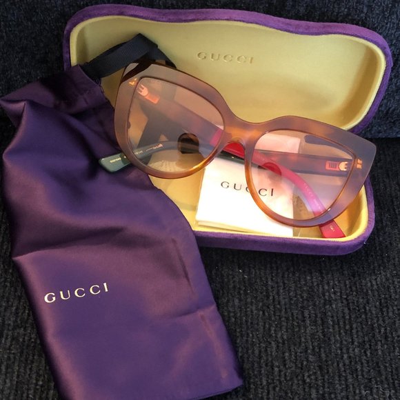 AUTHENTIC GUCCI 53MM CAT EYE SUNGLASSES NWOT*SOLD* - Picture 1 of 10